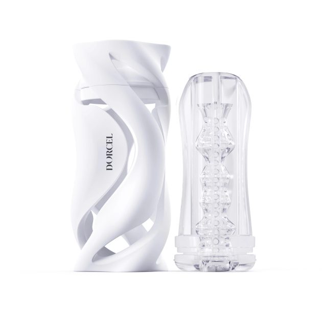 Masturbateur Tornado Deep Blow Par Dorcel - Gaine Transparente Nervurée, Neuf, Livraison Discrète
