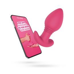EasyConnect Vibrating Butt Plug Axel App-Controlled Pink