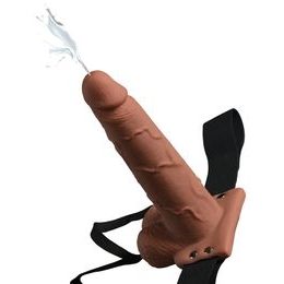 Fetish Fantasy 7.5" Hollow Squirting Strap-On with Balls