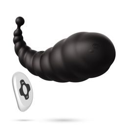 Crushious cocoon rechargeable vibrating egg with wireless remote control black