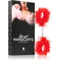 Secret Play Red Marabou Handcuffs