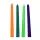 Glow Wax UV Blacklight Reactive Drip Candles - Set of 4 - Multicolor