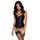 Cottelli Matt Satin Corset 2611465 Black