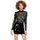 Black Level Vinyl Dress with Lace