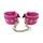Padded Wrist Cuffs - pink