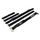 LOCKINK BDSM Adjustable Bed Restraint Kit Black