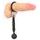 Rebel Heavy Rope Cock Strap with Ball Black