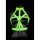 Ouch! Glow in the Dark Bra Harness Velikost S/M