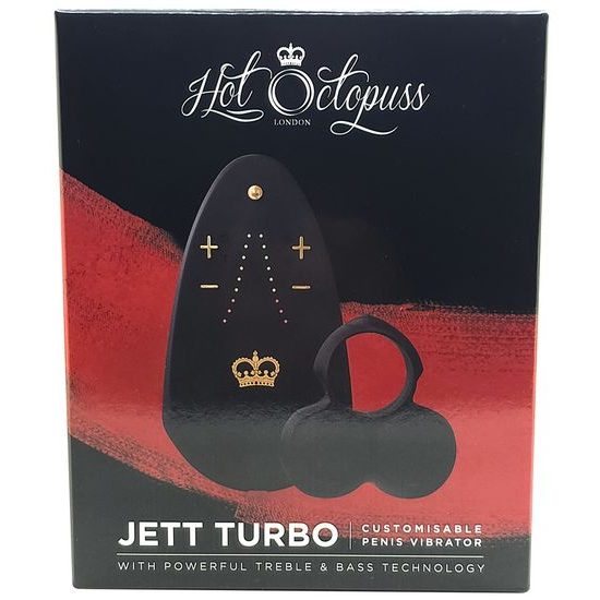 Hot Octopuss Jett Turbo Penis Ring Black