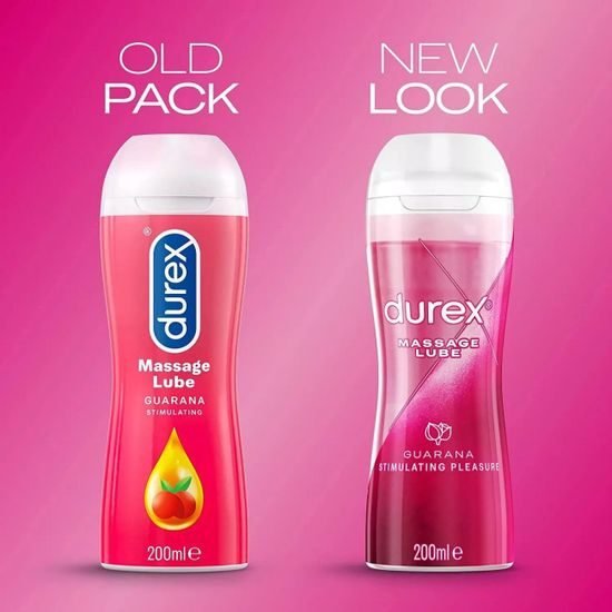 Durex Play intimní lubrikační a masážní gel se stimulující Guaranou 200 ml