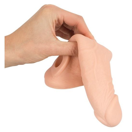 Nature Skin Penis Sleeve with Extension 21 cm