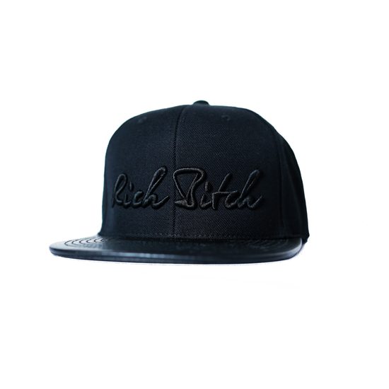 RICH BITCH SNAPBACK BLACK CAP