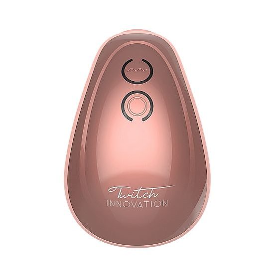 Shots Innovation Twitch Hands-Free Suction & Vibration Toy RoseGold