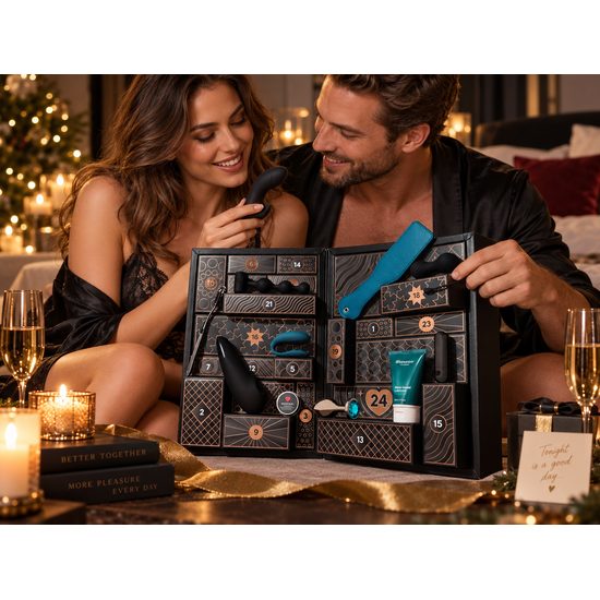 Womanizer Feel the Magic Shiver 24 Day Luxury Calendar, erotický adventní kalendář pro páry