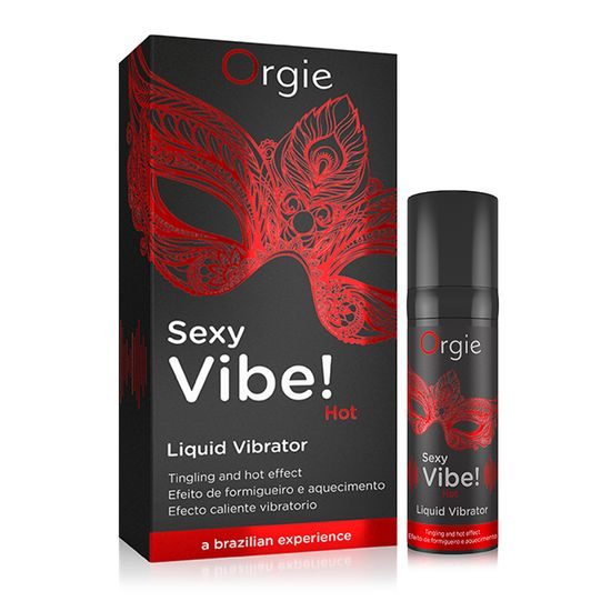 Orgie Sexy Vibe! Liquid Vibrator Hot 15ml