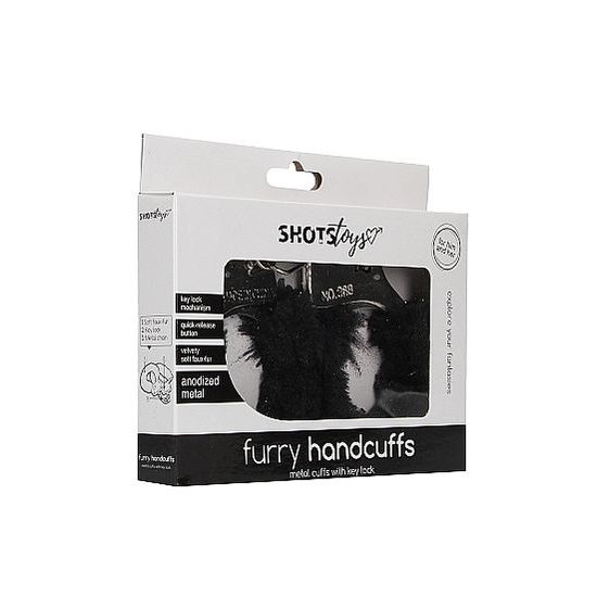 Shots Furry Handcuffs Black