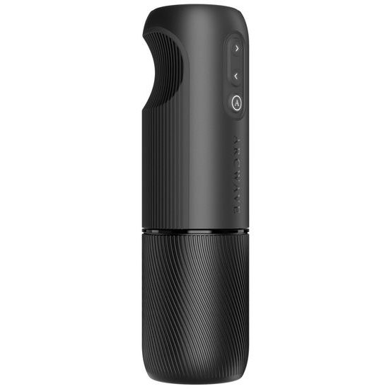 Arcwave Orbit Twisted Pleasure Rotating Stroker Black