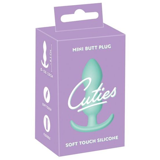 Cuties Plugs Green Anální kolík zelený