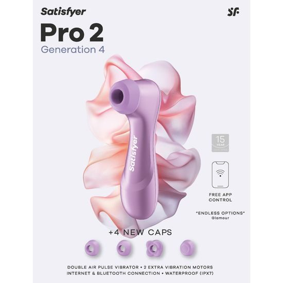Satisfyer Pro 2 Generation 4 Metallic Amethyst