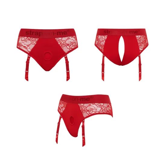 Strap-on-me harness Lingerie Diva Popruh na strap-on červený