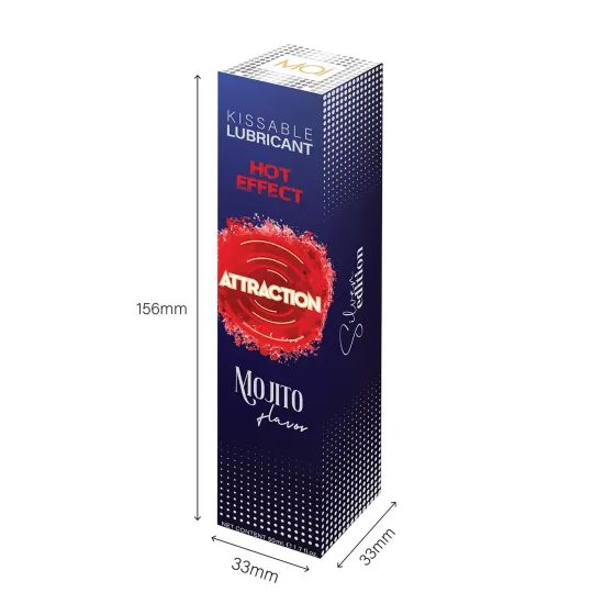 Mai Attraction Kissable Lubricant Hot Effect Mojito 50ml