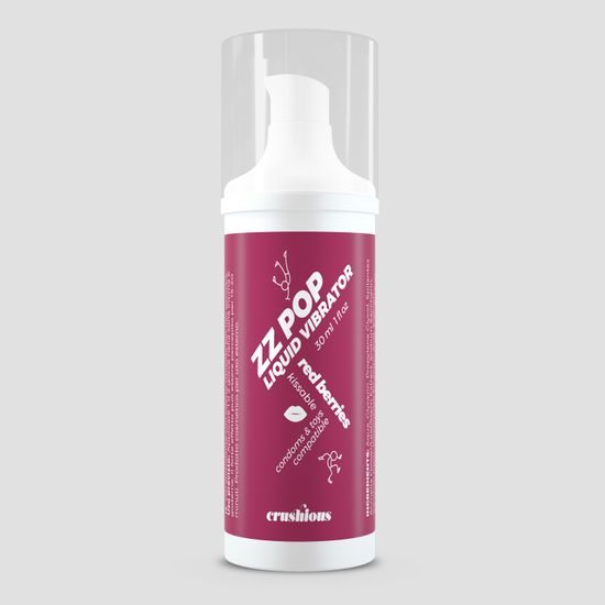 Crushious Zz Pop Liquid Vibrator Red Berries Aroma 30ml