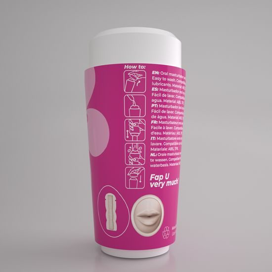 Crushious Fappucino Sweet Kiss Portable Oral Masturbator