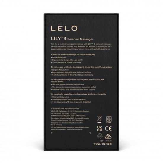 LELO Lily 3 Personal Massager Dark Plum