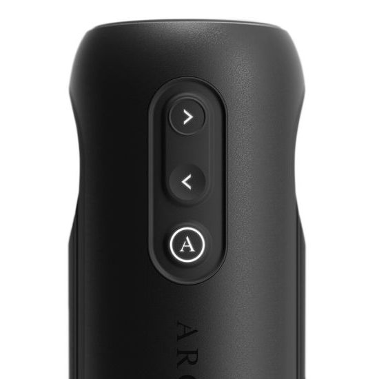 Arcwave Orbit Twisted Pleasure Rotating Stroker Black