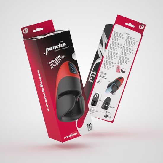 Crushious Pancho Rechargeable Masturbator With Pressure