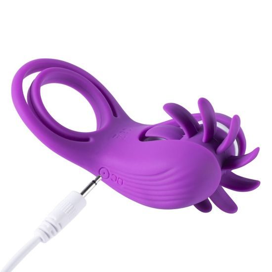 Honey Play Box Roxy Licking Sex Toy & Vibrating Dual Penis Ring