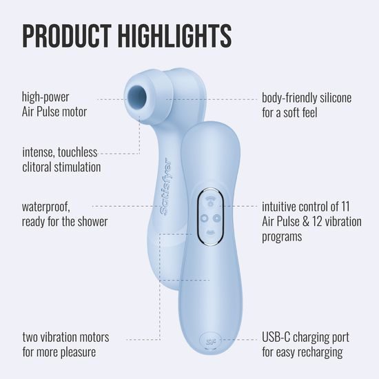 Satisfyer Pro 2 Generation 4 Serene Blue