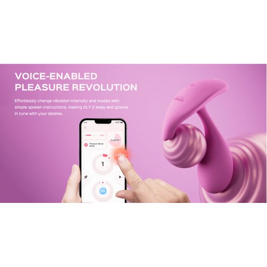 Honey Play Box OLY 2 Pressure Sensing APP-enabled Wearable Clit & G Spot Vibrator