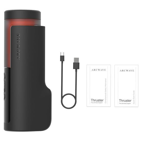 Arcwave Thruster The Ultimate Design Automatic Power Stroker with Rotation Black