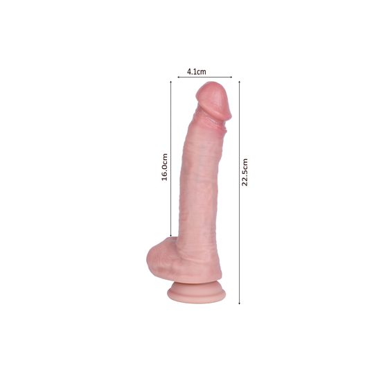 SinsFactory Ultra Realistic Vibrating Stroking & Thrusting Dildo 22.50 cm