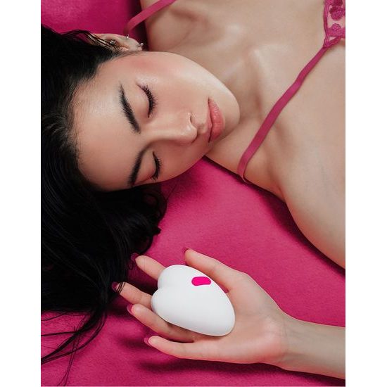 Sauce Sweeeheart Clitoral Vibrator White & Pink