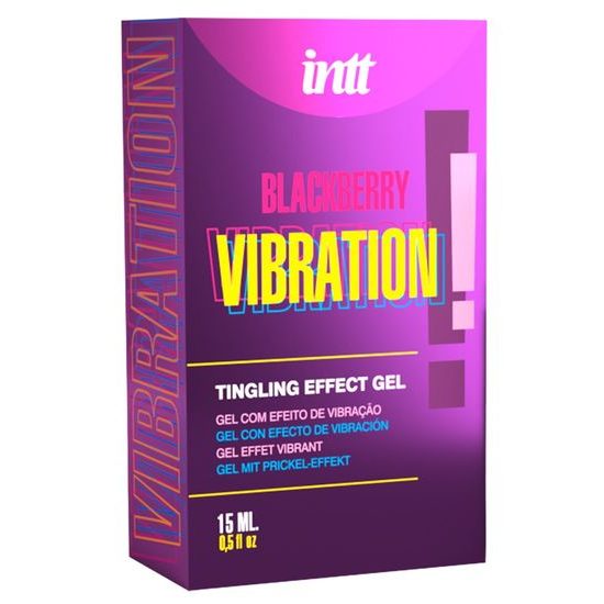 intt Vibration! Blackberry Tingling Effect Gel 15 ml