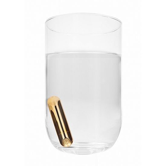 Shots Be Good Tonight 10 Speed Rechargeable Bullet Gold