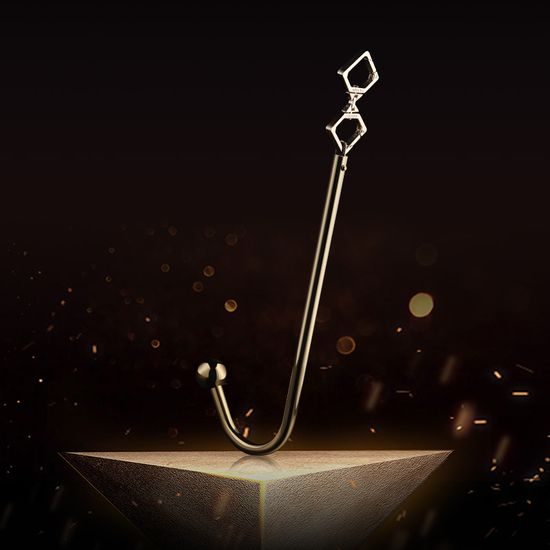 LOCKINK Adjustable Anal Hook Gold