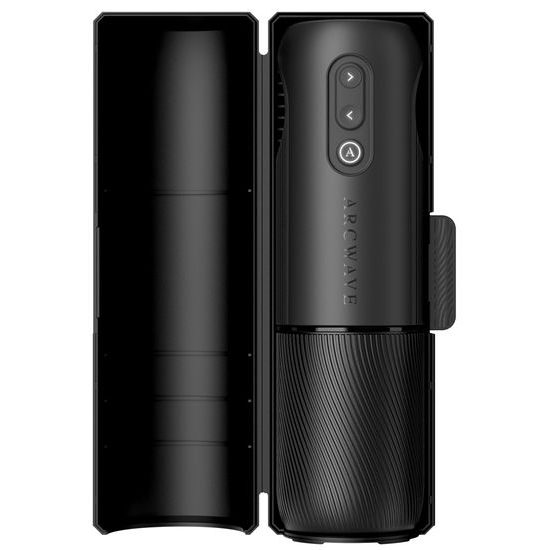 Arcwave Orbit Twisted Pleasure Rotating Stroker Black