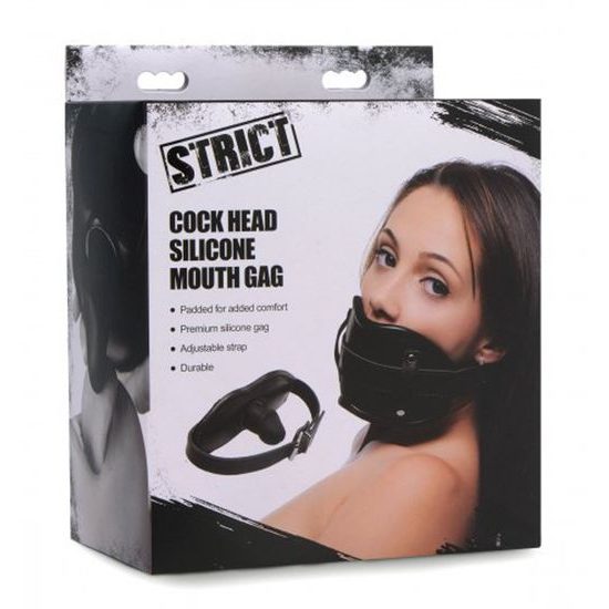 Strict Cock Head Silicone Mouth Gag