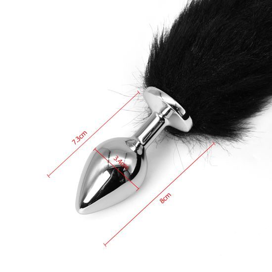 SinsFactory Furry Bad Kitty Set Ears & Butt Plug M