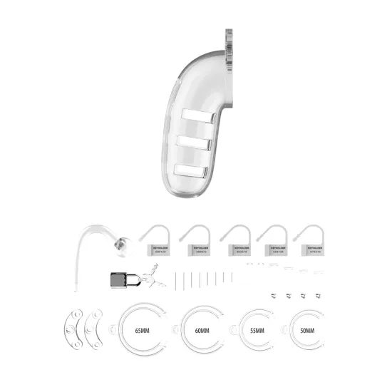 ManCage Model 12 Chastity Cock Cage with Plug