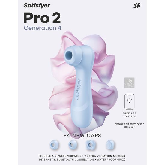 Satisfyer Pro 2 Generation 4 Serene Blue