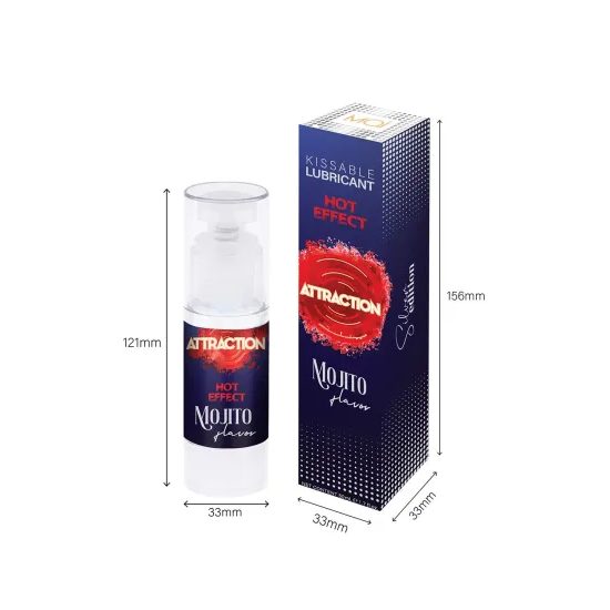 Mai Attraction Kissable Lubricant Hot Effect Mojito 50ml