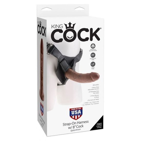 Pipedream King Cock Strap-on Harness w/ 8" Cock