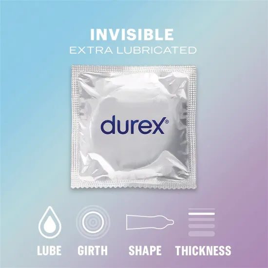 Durex Invisible Extra Lubricated 10 ks