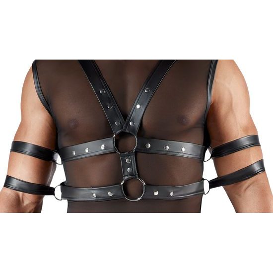 Svenjoyment Sleeveless Shirt & Chest Harness Set 2161885 Black