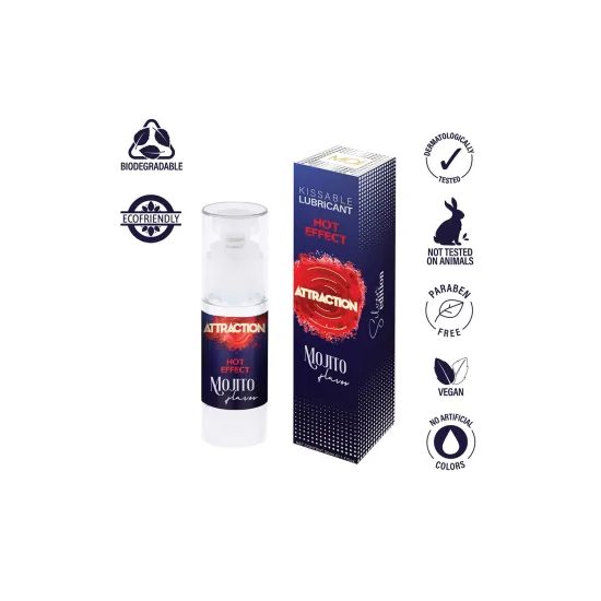 Mai Attraction Kissable Lubricant Hot Effect Mojito 50ml