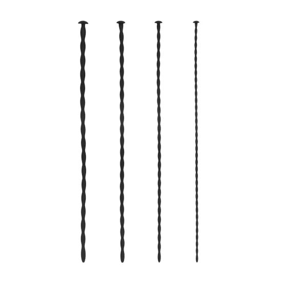 Ouch! Silicone Spiral Screw Plug Set Beginner Urethral Sounding